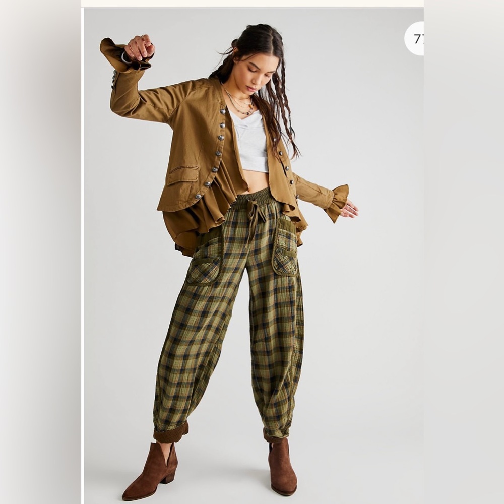 FREE PEOPLE IN CONTROL WASHED BARREL PANTS